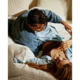 Vandyck ANTONIO peignoir Vintage Bleu