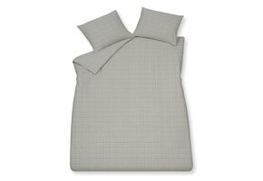 Dekbedovertrek MALMO Coolgrey 240x220 cm (flanel)