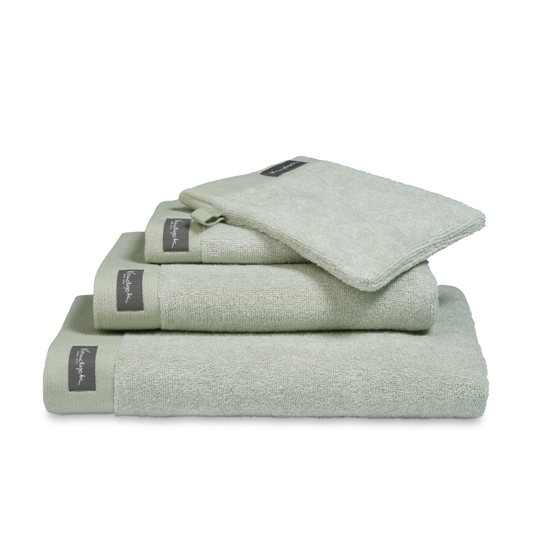 Handdoek HOME Mouliné Smoke Green-814 (BAKC18201)