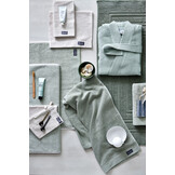 Serviette HOME Mouliné Vert Fumé-814 (BAKC18201)