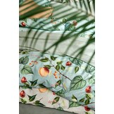 Housse de couette FRUIT GARDEN Cream Tan 140x220 cm (satin de coton)