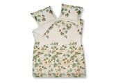 Housse de couette FRUIT GARDEN Cream Tan 200x220 cm (satin de coton)