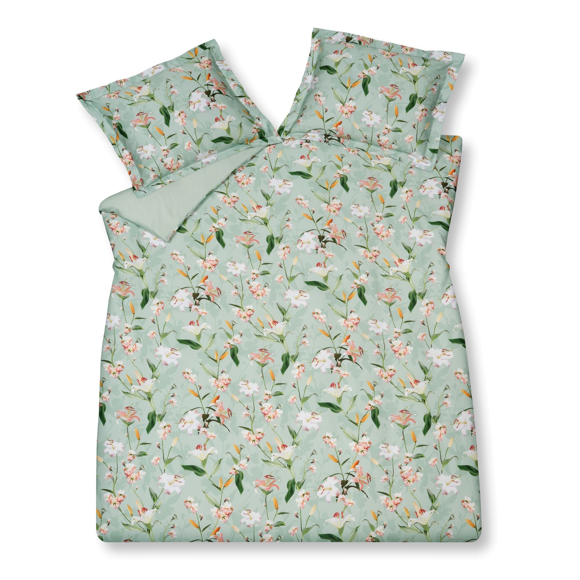 Duvet cover AZALEA Light Green 200x220 cm (satin cotton)