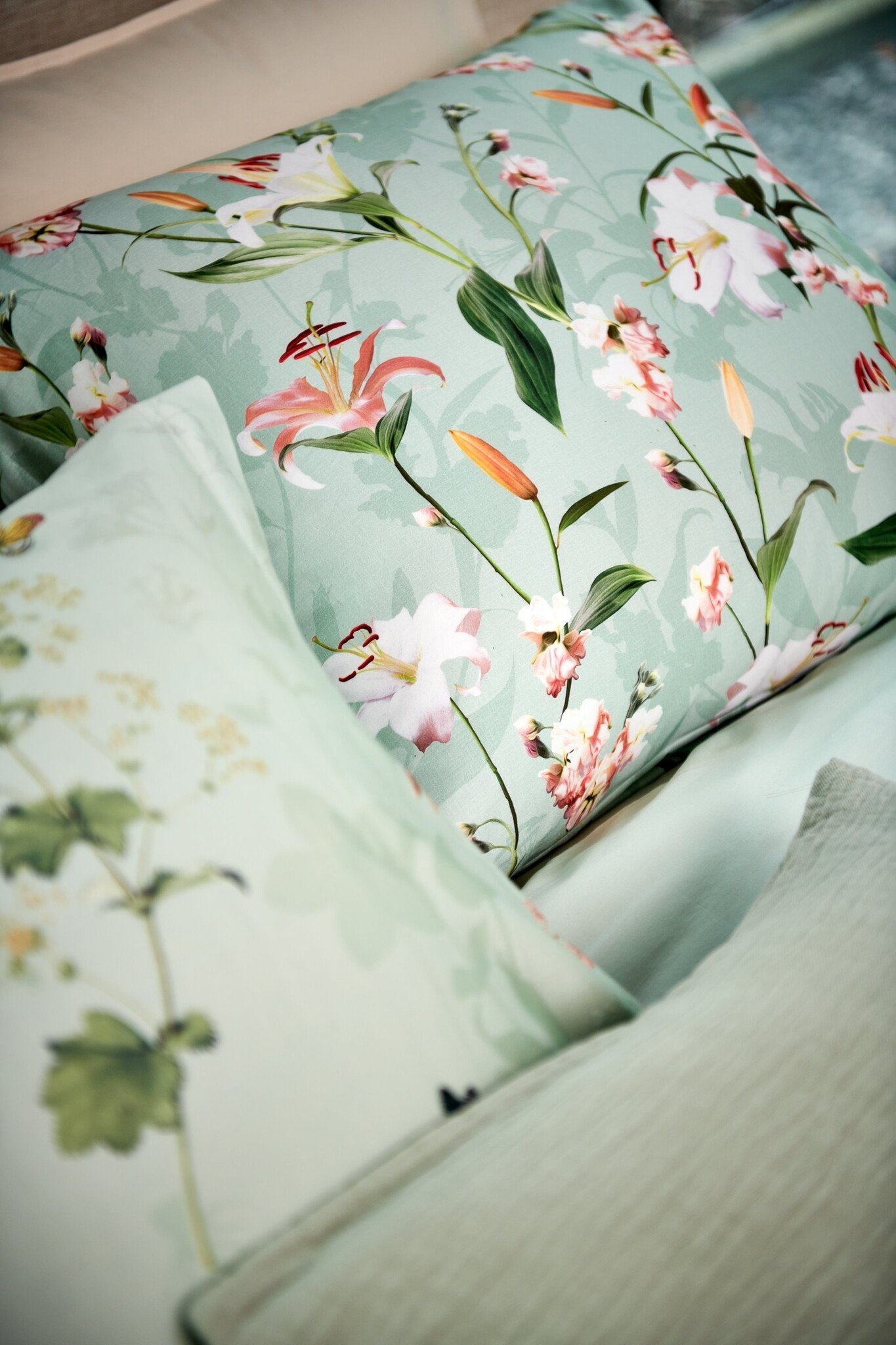Duvet cover AZALEA Light Green 200x220 cm (satin cotton)