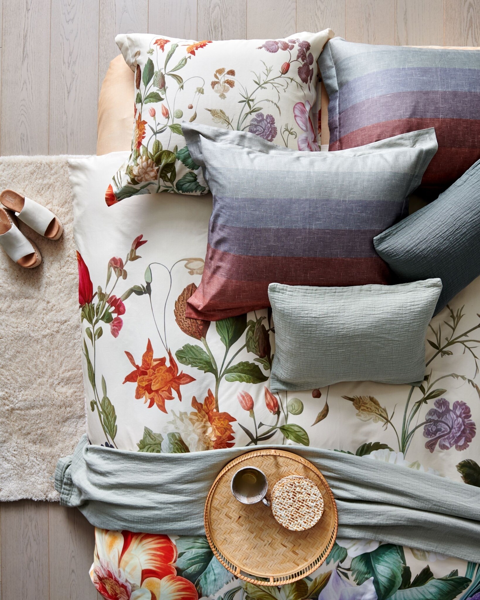 Duvet cover SEASIDE multi 200x220 cm (satin cotton)