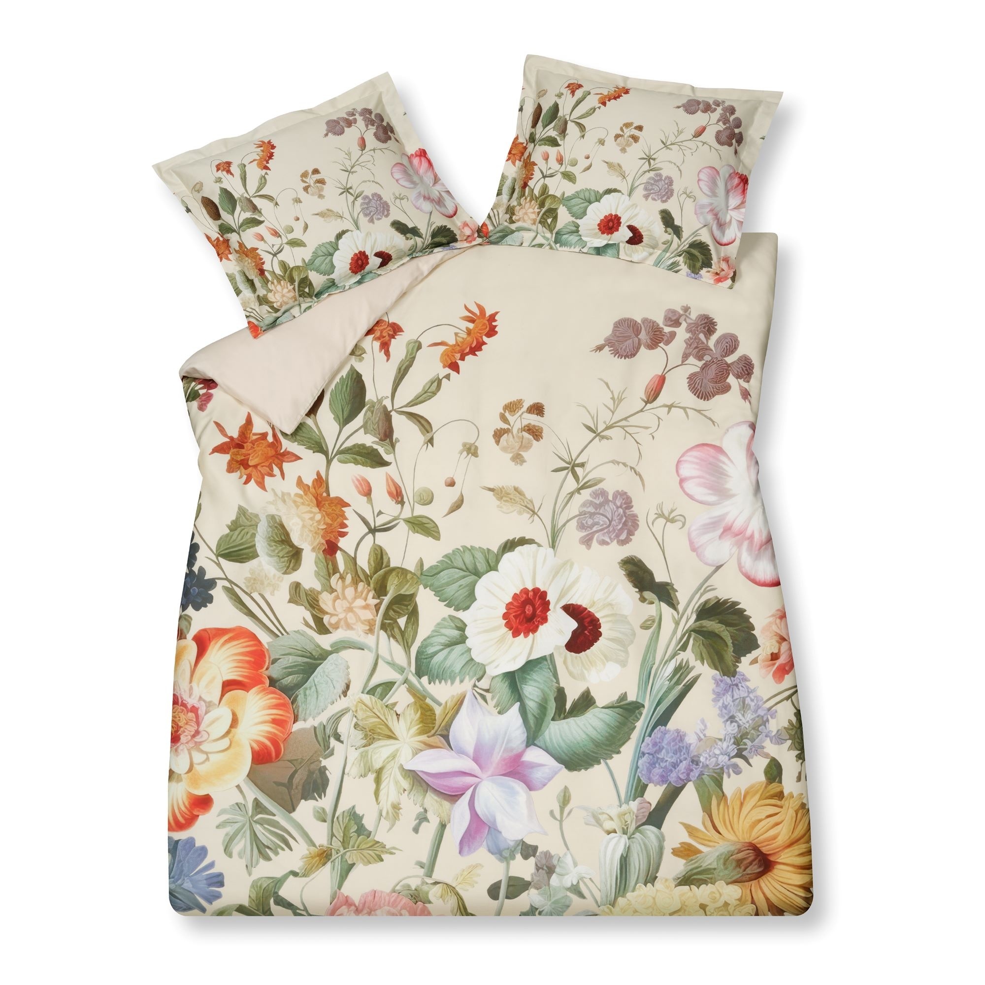 Duvet cover HOLIDAY Cream Tan 240x220 cm (satin cotton)