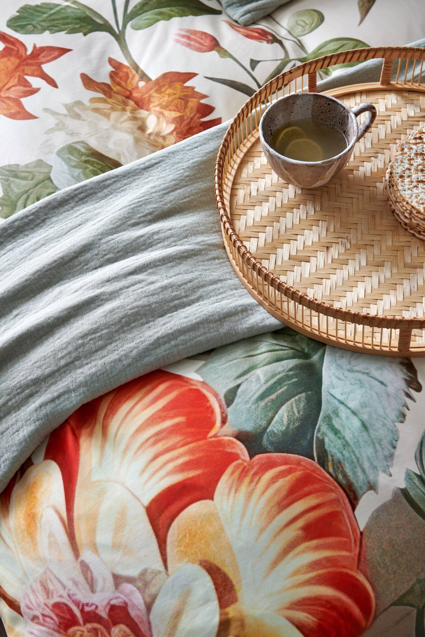 Duvet cover HOLIDAY Cream Tan 140x220 cm (satin cotton)