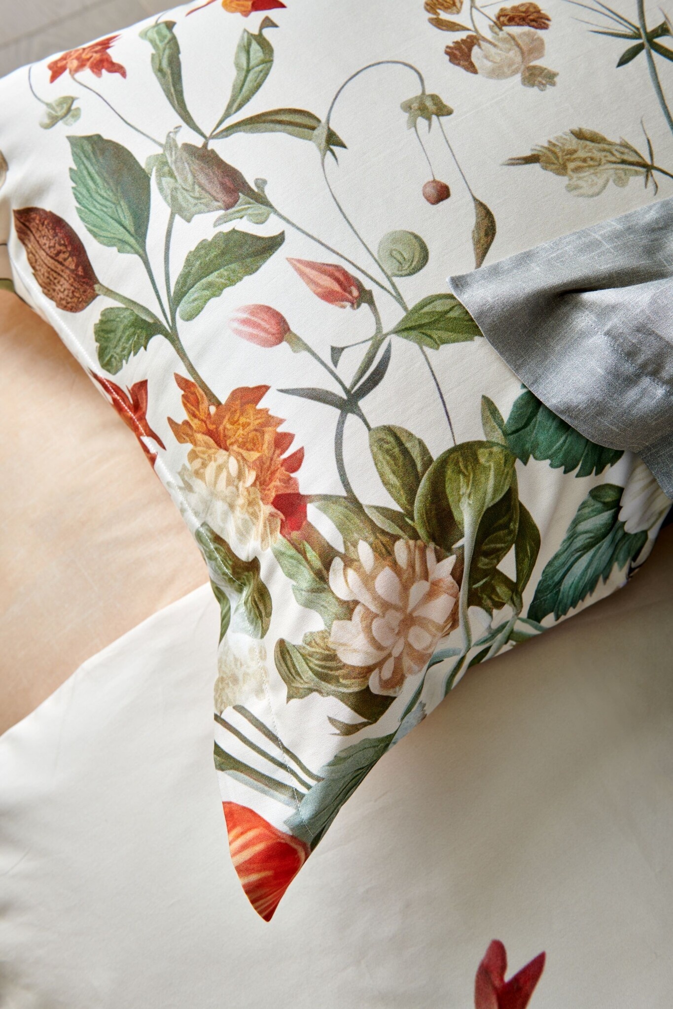 Housse de couette HOLIDAY Cream Tan 140x220 cm (coton satiné)