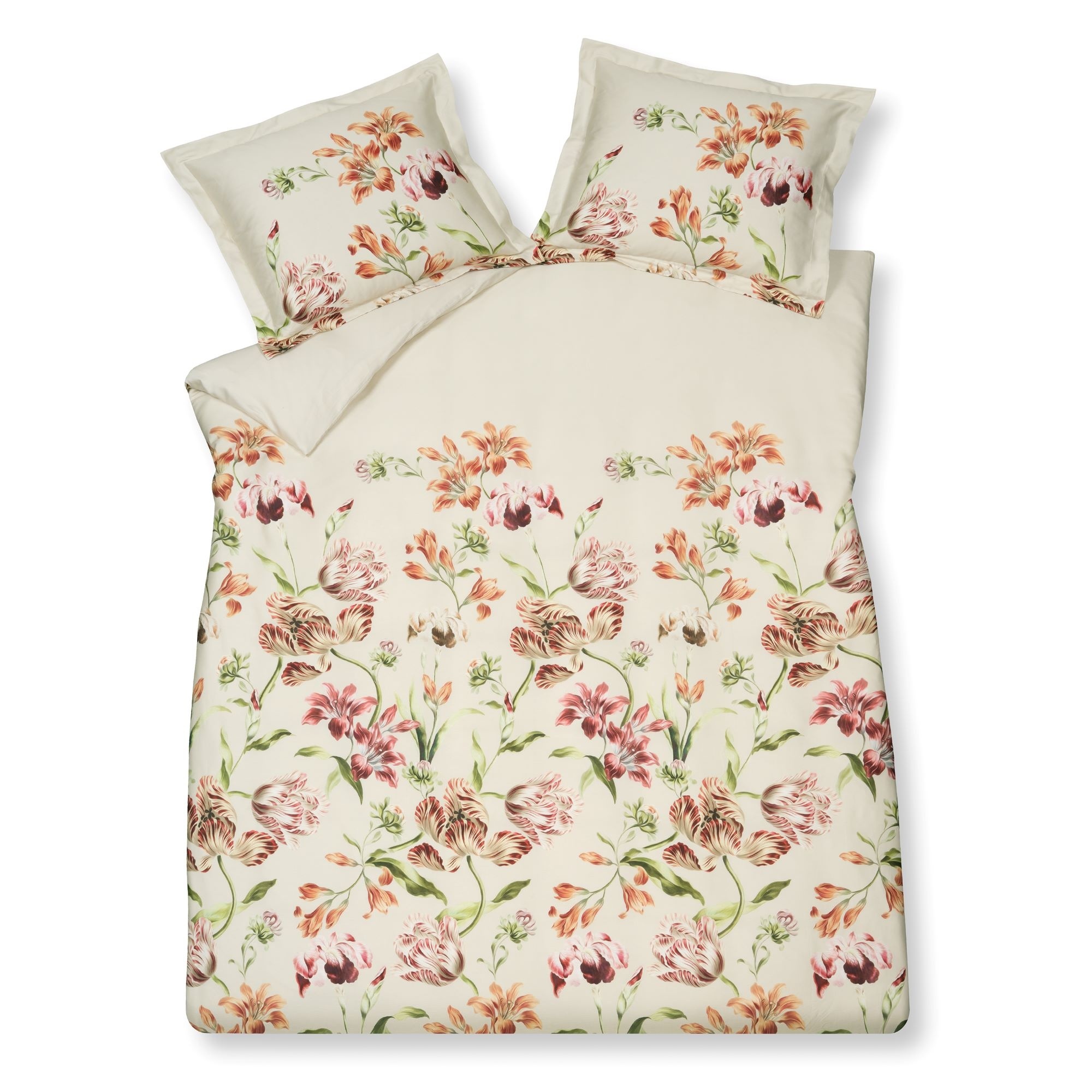 Dekbedovertrek DELICIOUS Cream Tan 200x220 cm (satijnkatoen)