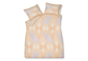 Dekbedovertrek GLAZE Apricot Blush 140x220 cm (satijnkatoen)