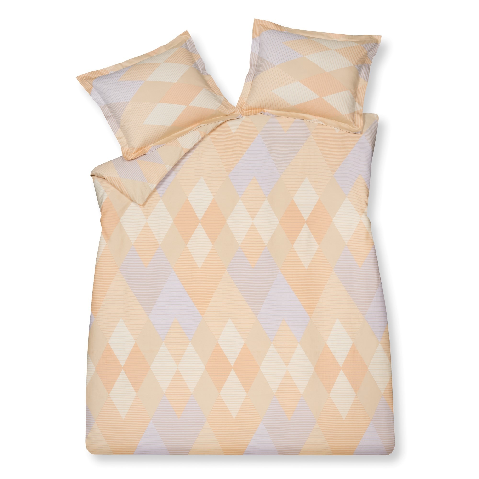 Dekbedovertrek GLAZE Apricot Blush 200x220 cm (satijnkatoen)