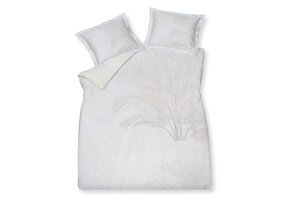 Dekbedovertrek FLOWER PATTERN Cream Tan 140x220 cm (satijnkatoen)