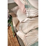 Housse de couette FLOWING Cream Tan 240x220 cm (satin de coton)