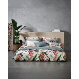 Dekbedovertrek FLOWER MIX Cream Tan 200x220 cm (satijnkatoen)