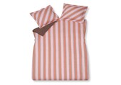 Duvet cover PREPPY STRIPE Pink 240x220 cm (satin cotton)