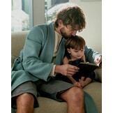 Vandyck BIARRITZ badjas Mineral Blue-210