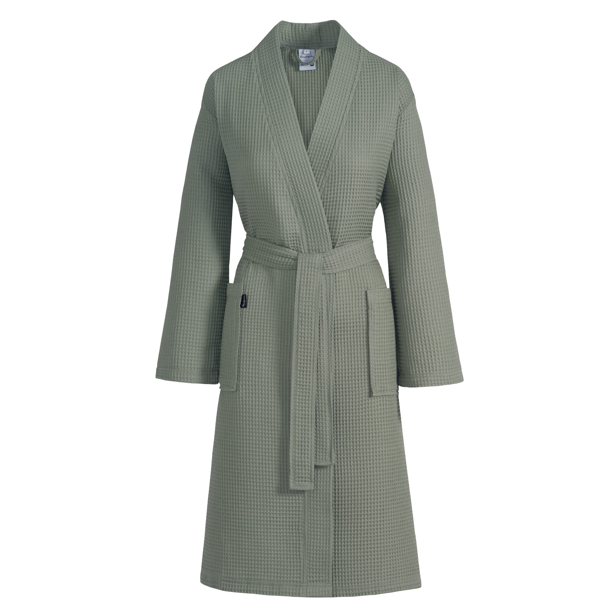 Peignoir BIARRITZ coloris Vert Fumée (BAGE22104)