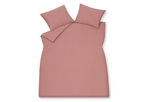 WASHED COTTON dekbedovertrek 140x220 cm Ash Rose (katoen)