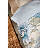 Housse de couette BLUE WANDER Bleu Perle 200x220 cm (coton satiné)