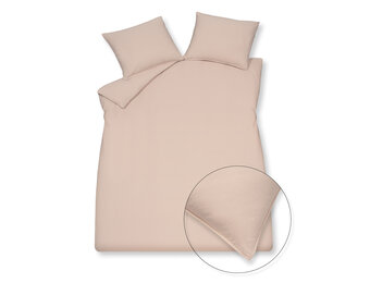 WASHED COTTON kussensloop 60x70 cm Pale Pink (katoen)