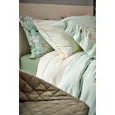 WASHED COTTON dekbedovertrek 240x220 cm Cream Tan (katoen) CLLA20201