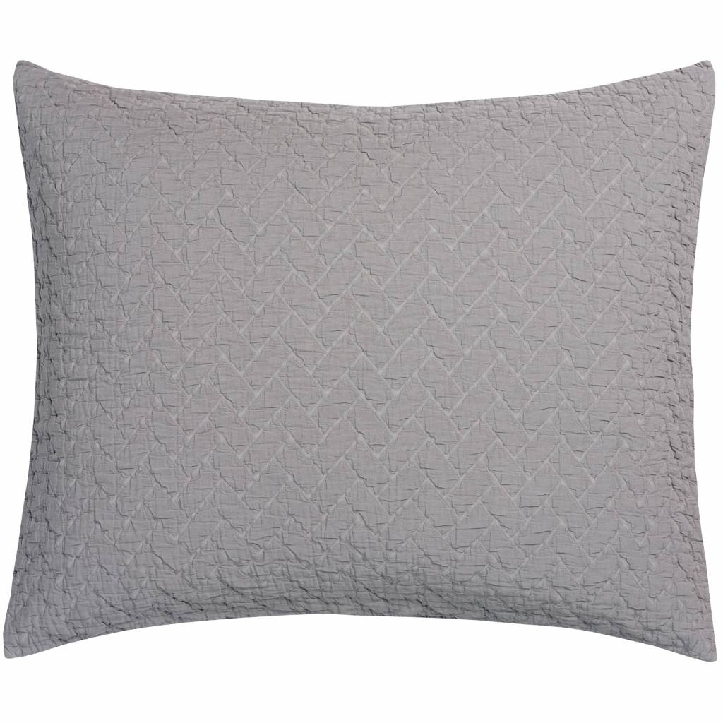 Vandyck PURE 10 kussensloop Steel Grey 60x70 cm