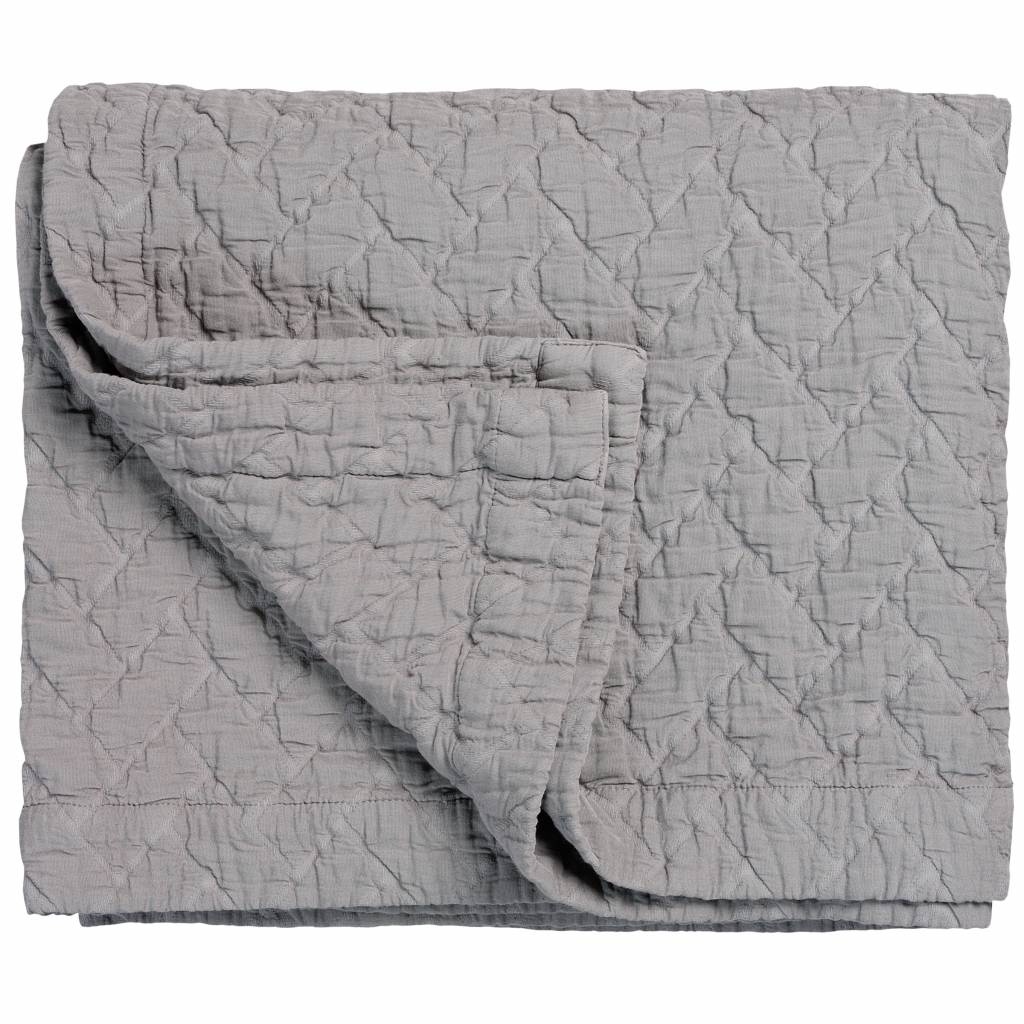 Vandyck PURE 10 bedspread Steel Gray 260x260 cm