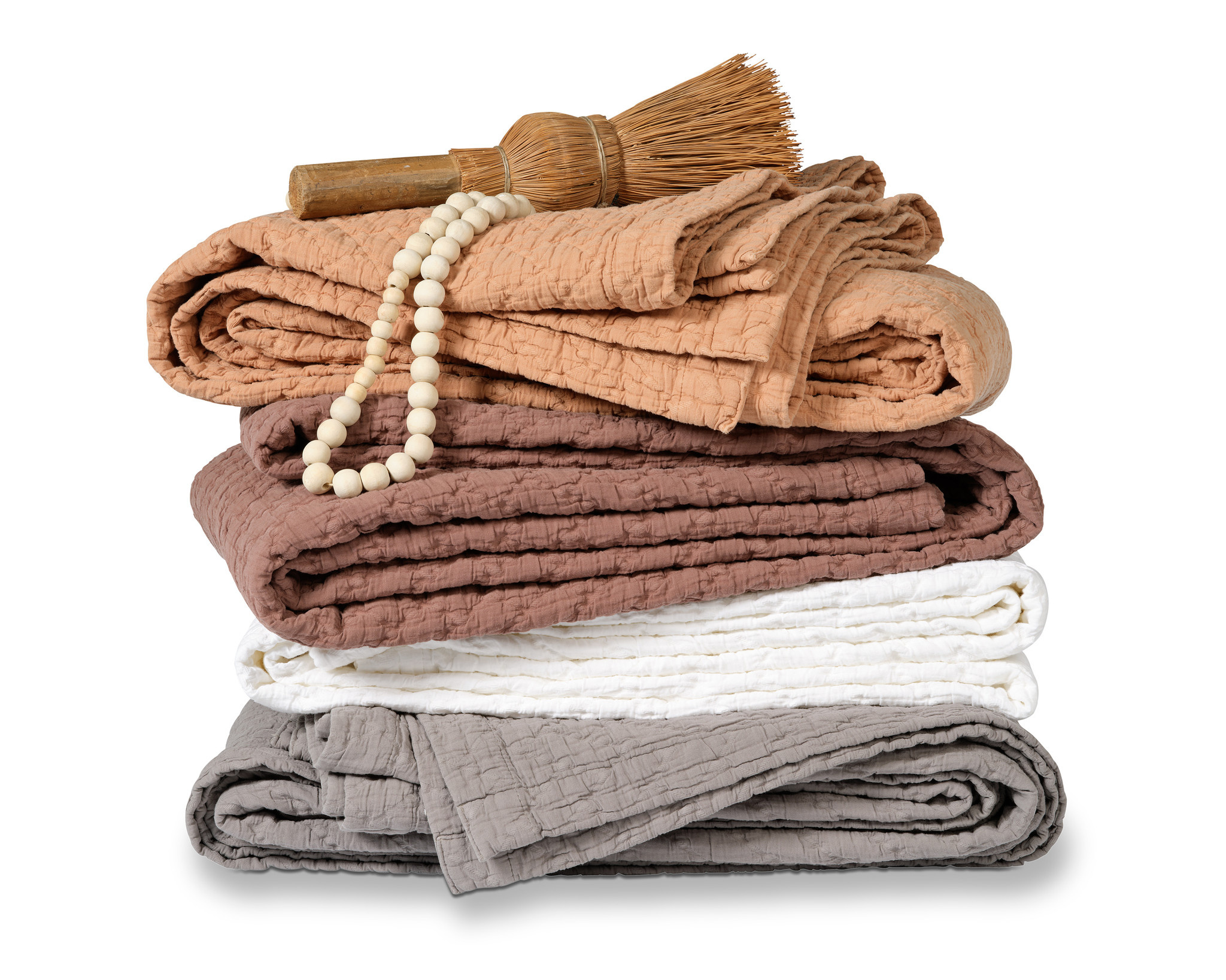 Vandyck PURE 10 bedspread Steel Gray 260x260 cm