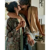 Peignoir RUBIS coloris Bleu Perle