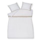 Dekbedovertrek PURITY Capri 240x220 cm, kleur White (satijnkatoen)