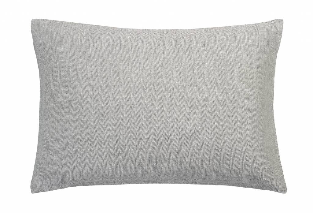 PURE 22 kussensloop 40x55 cm Grey-011 (katoen/linnen)