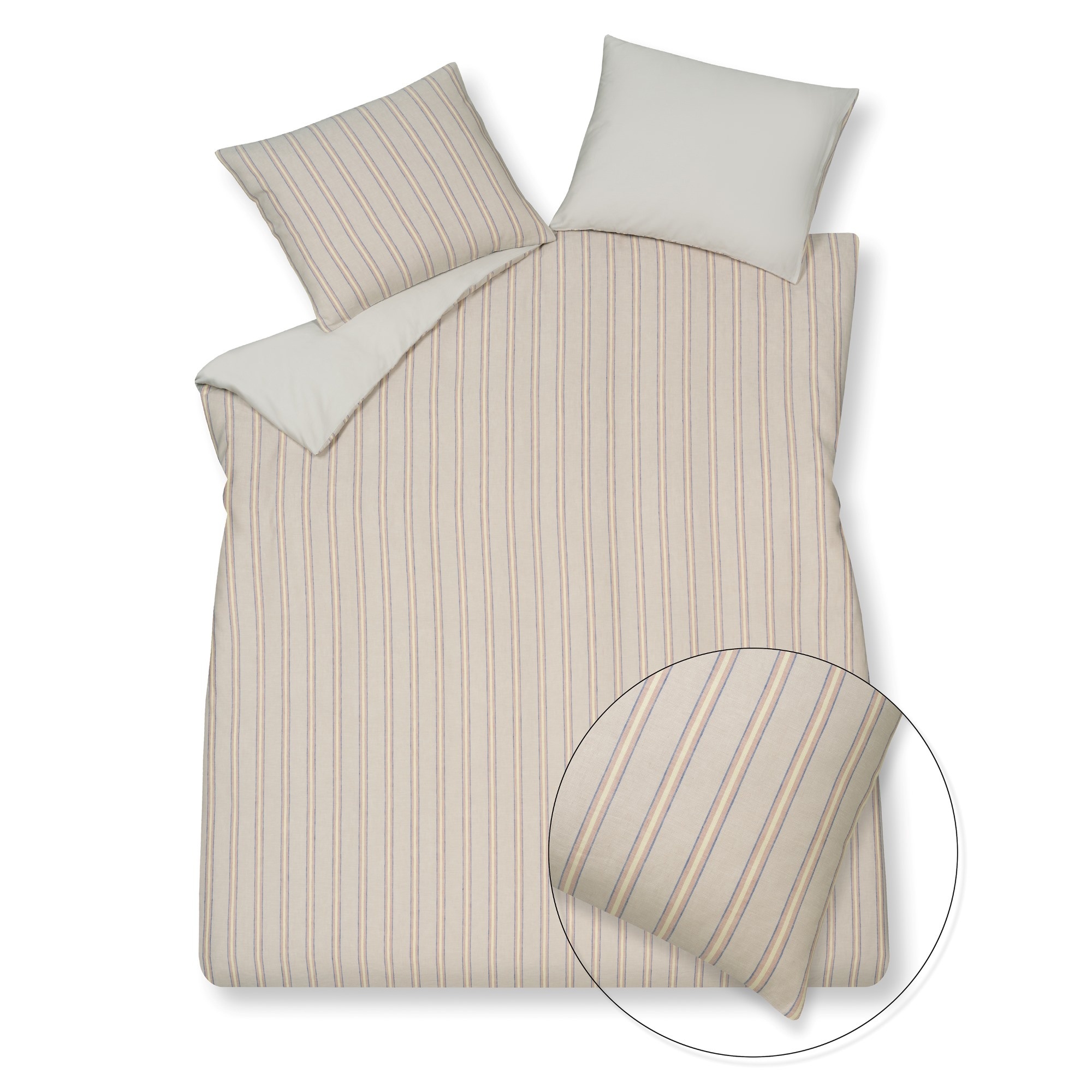 Housse de couette PURE 75 multi 240x220 cm (lin/coton)