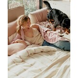 Dekbedovertrek PURE 77 Off White 140x220 cm (linnen/katoen)