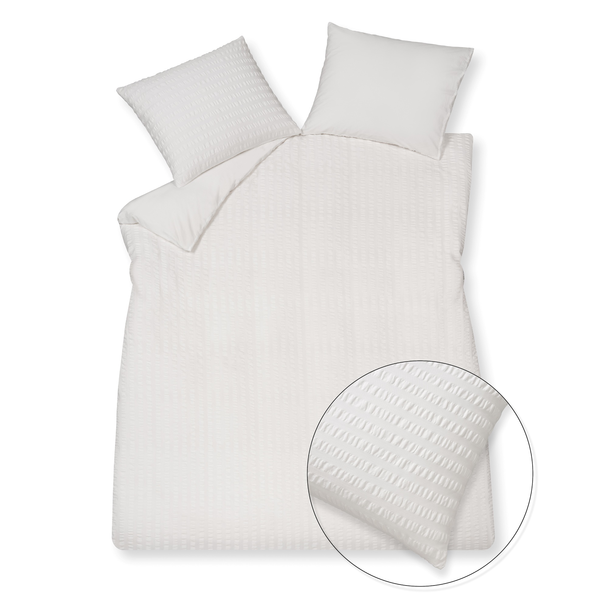 Dekbedovertrek PURE 80 White 200x220 cm (katoen)