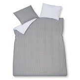 Dekbedovertrek HOME Puglia Grey 240x220 cm (percalkatoen)