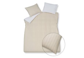 Housse de couette HOME Puglia Cream Tan 200x220 cm (percale de coton)