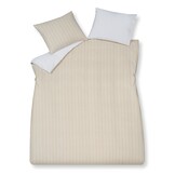 Housse de couette HOME Puglia Cream Tan 240x220 cm (percale de coton)