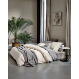 Housse de couette HOME Puglia Cream Tan 240x220 cm (percale de coton)