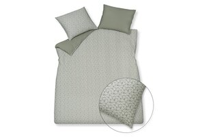 Dekbedovertrek PURE 79 Smoke Green 140x220 cm (satijnkatoen)