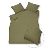 Vandyck Taie d'oreiller COTON LAVÉ Martini Olive 60x70 cm