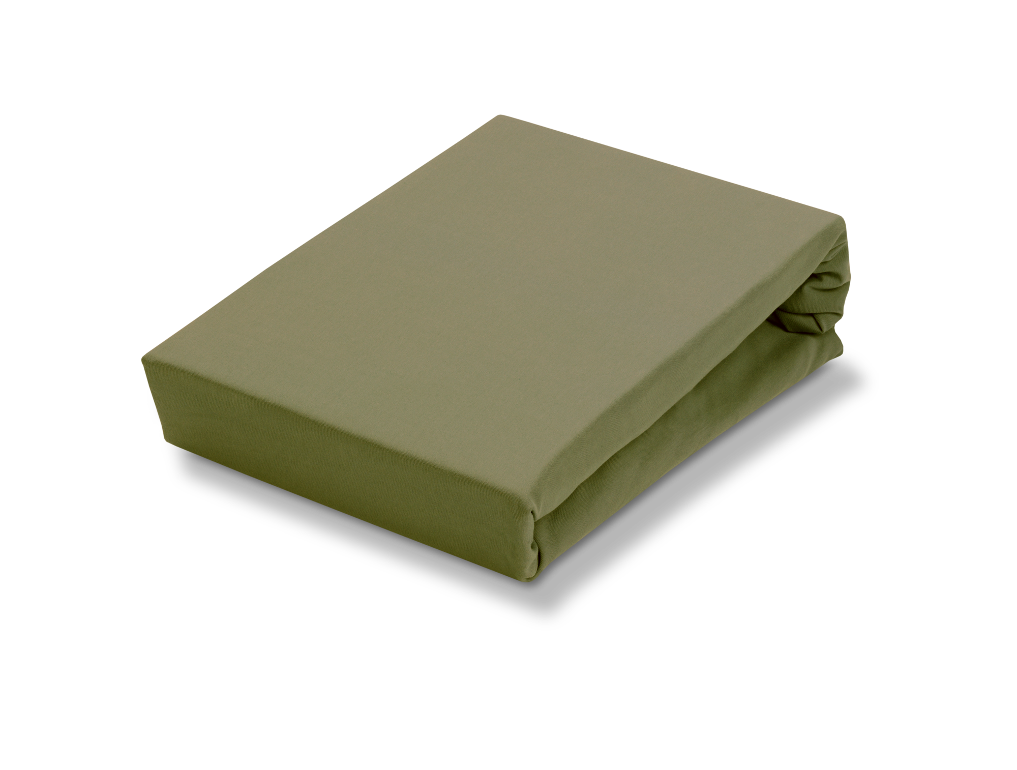 Vandyck JERSEY SUPREME topper fitted sheet Martini Olive