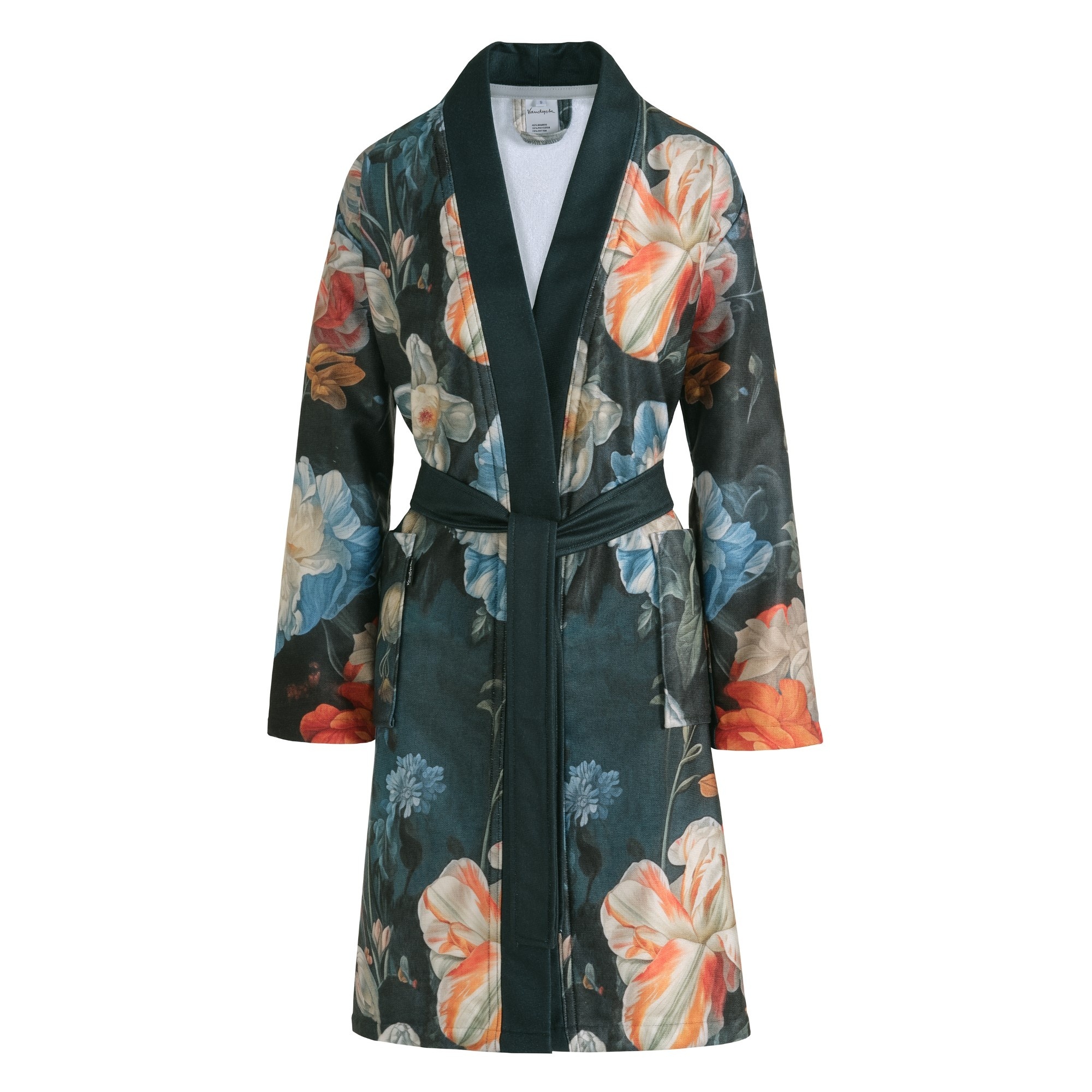 Vandyck VIVIAN bathrobe Blue Ink
