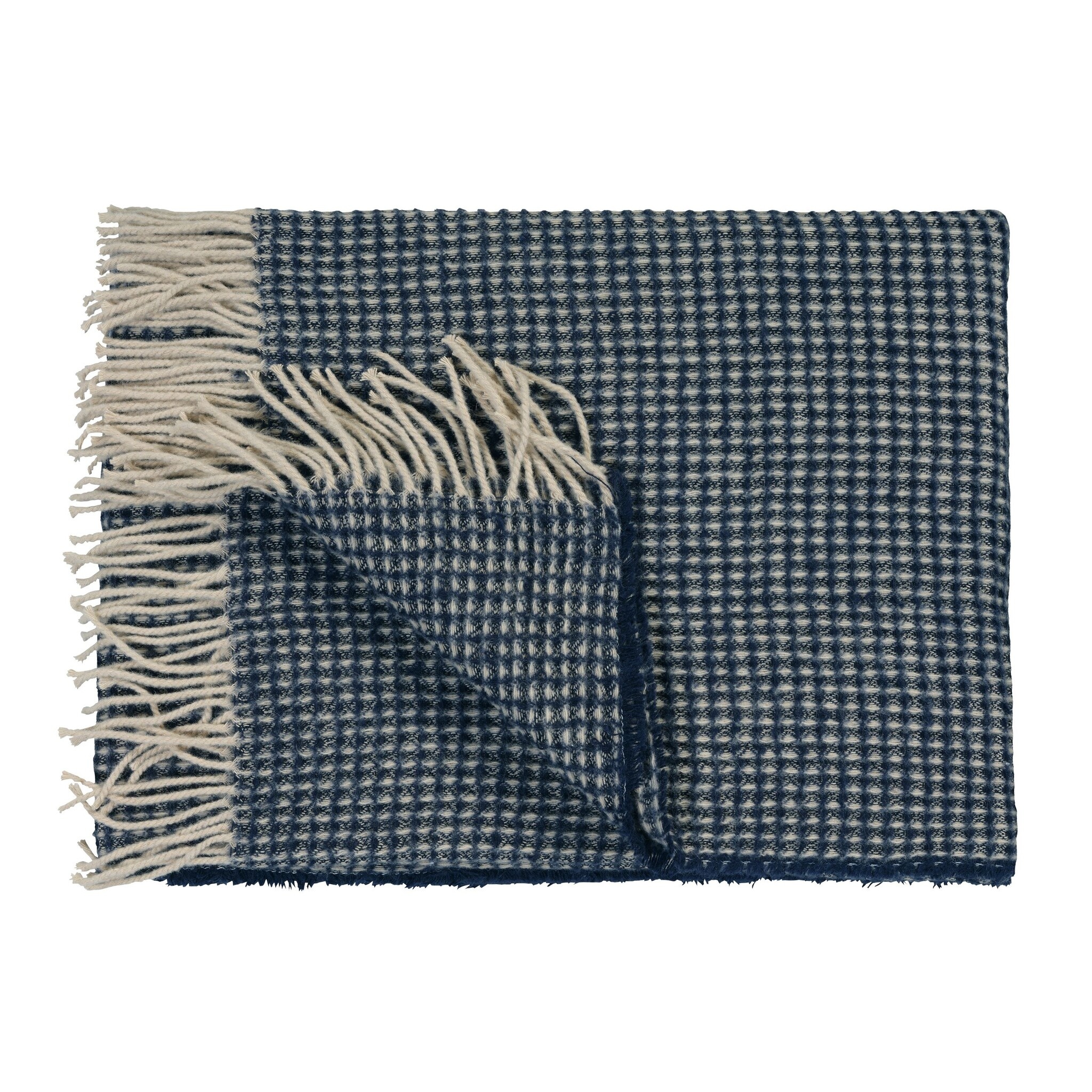 HOME 95 plaid/couvre-lit 160x260 cm, bleu foncé
