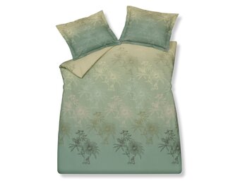 GREEN GIFT housse de couette Vert Fumée 240x220 cm