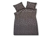 Housse de couette CALM FLOWER Noir Cassé 240x220 cm