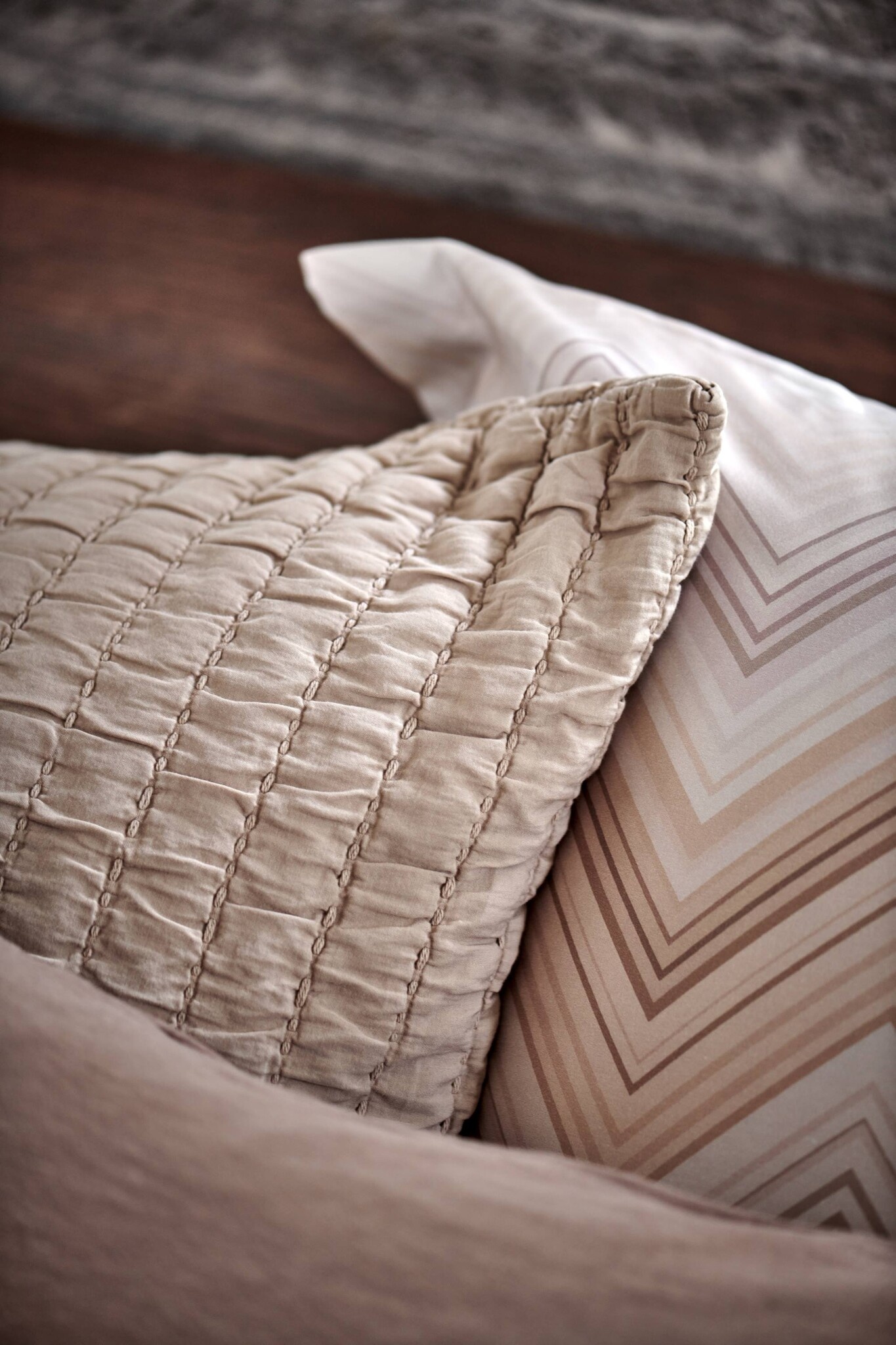 PURE 64 plaid/couvre-lit 260x260 cm coloris Lin (coton)