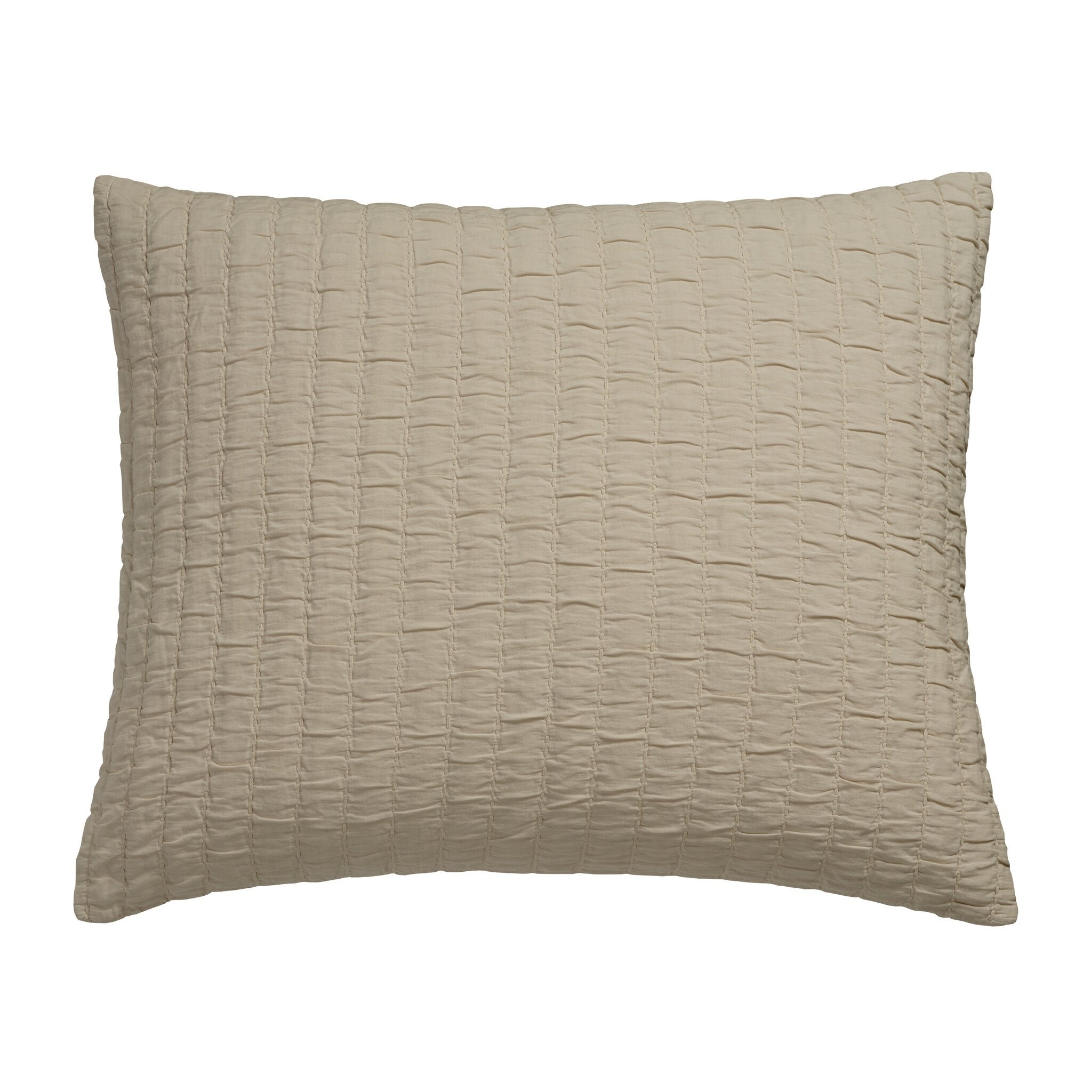 Taie d'oreiller PURE 64 60x70 cm coloris Lin (coton)