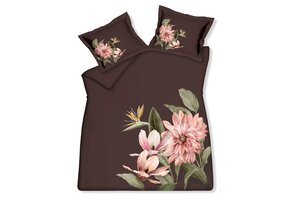 PARADISE BLOOM duvet cover Dark Chocolate 200x220 cm