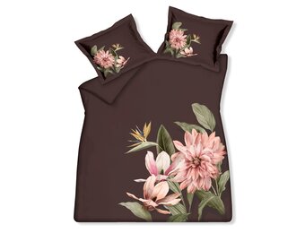 PARADISE BLOOM duvet cover Dark Chocolate 200x220 cm