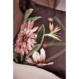 Vandyck PARADISE BLOOM housse de couette Chocolat Noir 200x220 cm